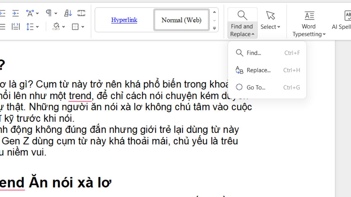 Cách bỏ ngắt trang hàng loạt bước 1