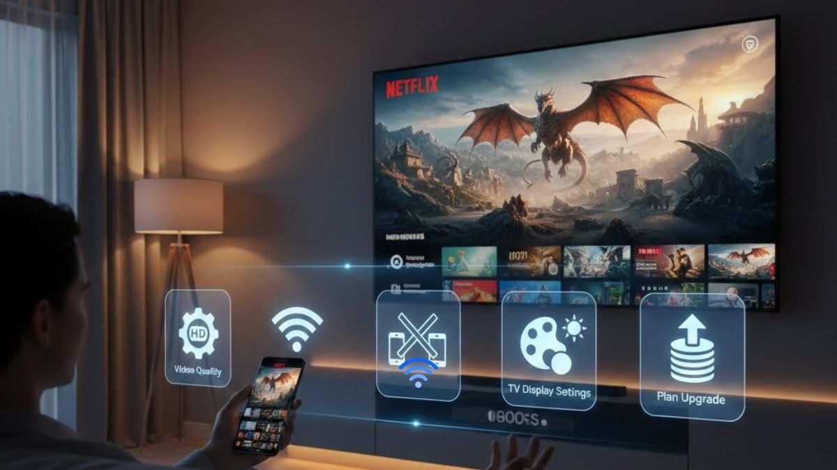 Mẹo phát Netflix lên tivi mượt và nét hơn