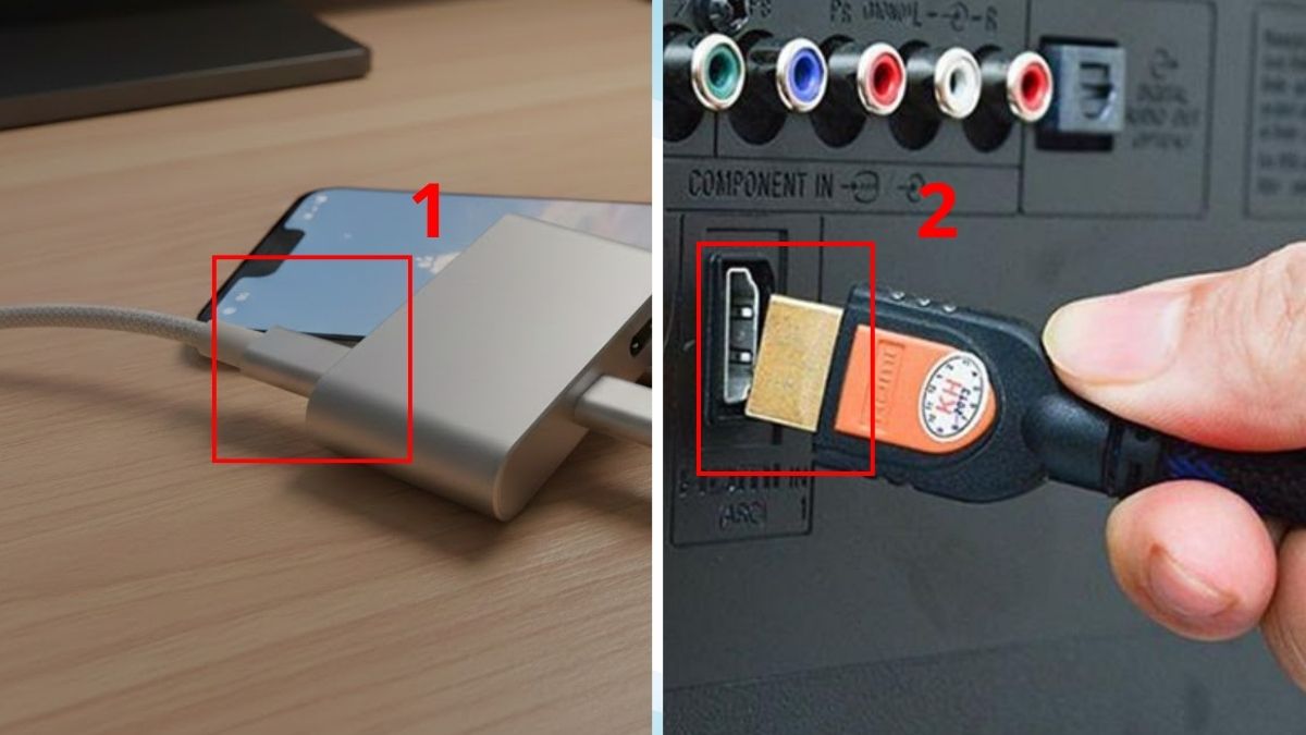 Phát Netflix lên tivi bằng cáp HDMI từ điện thoại bước 1 (Hình minh họa)