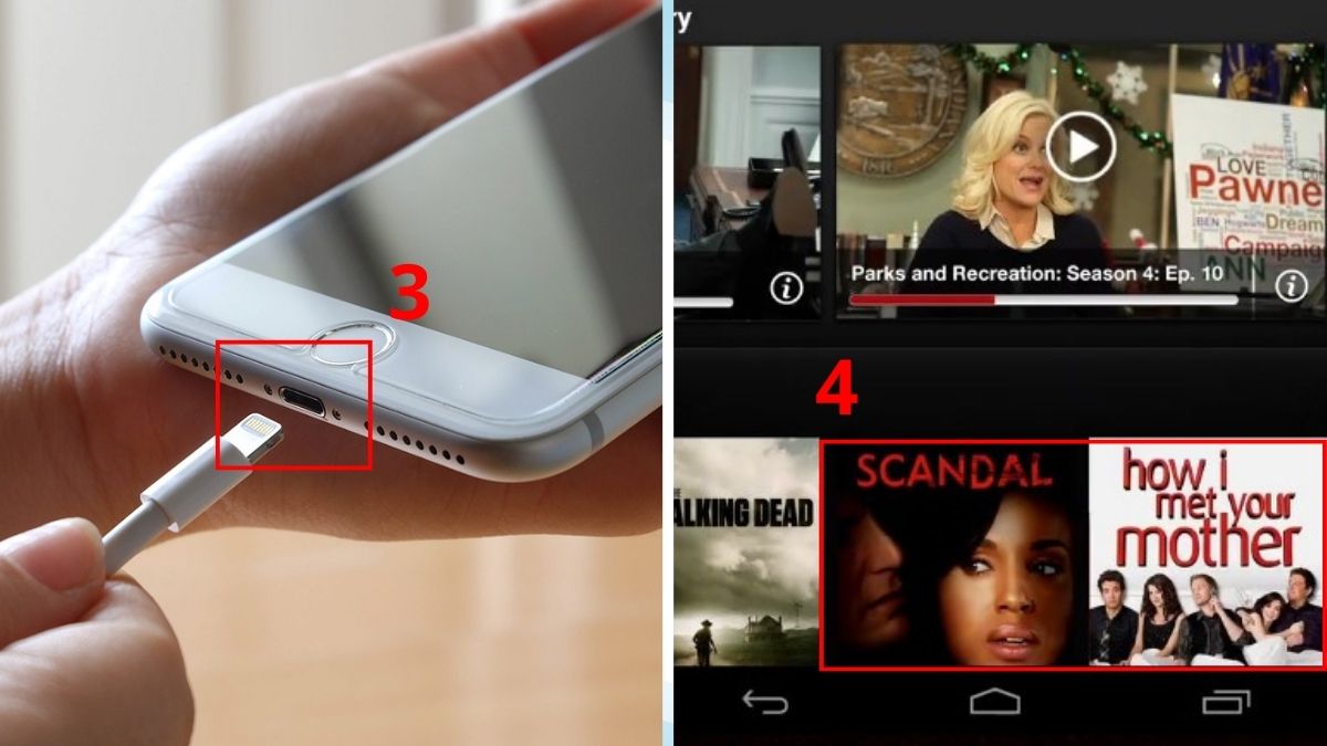 Phát Netflix lên tivi bằng cáp HDMI từ điện thoại bước 3 (Hình minh họa)