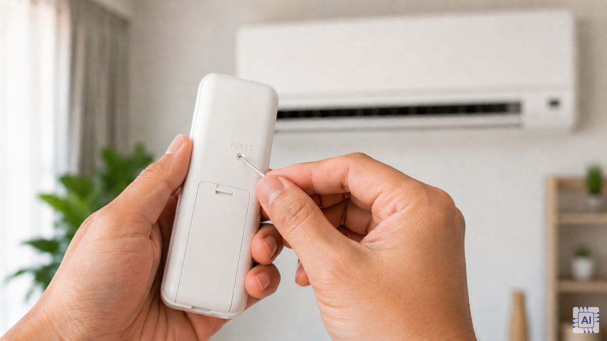 Reset remote máy lạnh để đưa cài đặt remote về ban đầu