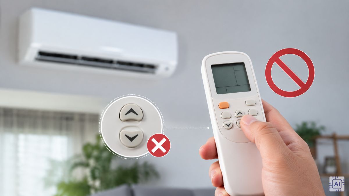Nếu remote máy lạnh không chỉnh được nhiệt độ cần thực hiện reset