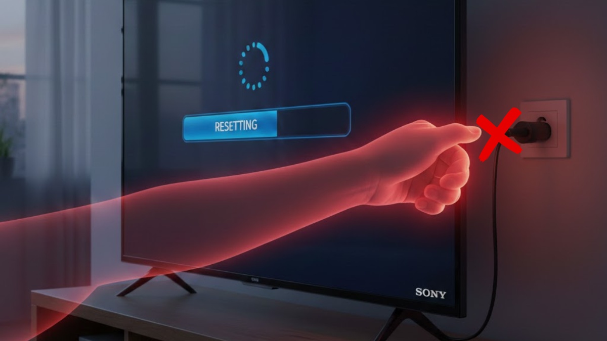 Những lưu ý quan trọng trước khi reset tivi Sony