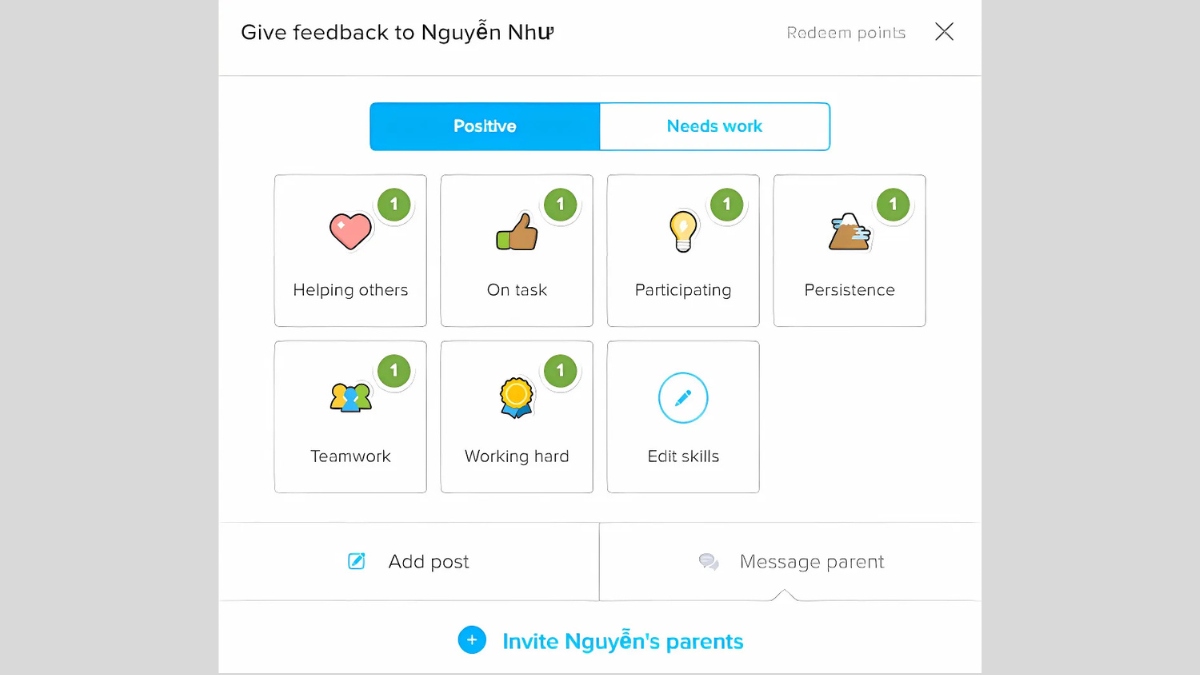 Hướng dẫn chi tiết cách sử dụng ClassDojo bước 7 (Hình minh họa)