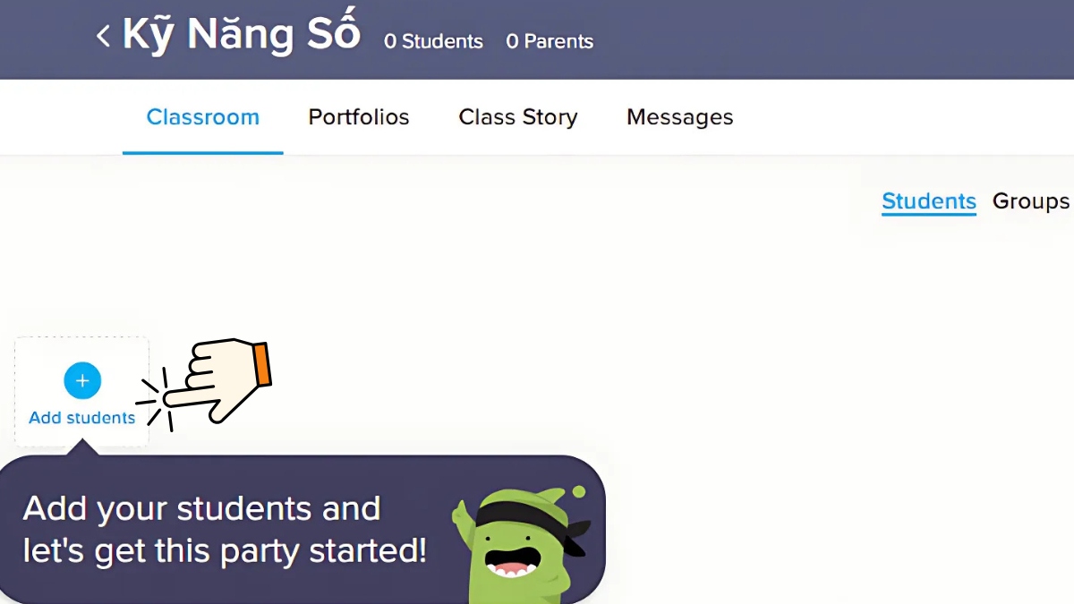 Hướng dẫn chi tiết cách sử dụng ClassDojo bước 3 (Hình minh họa)