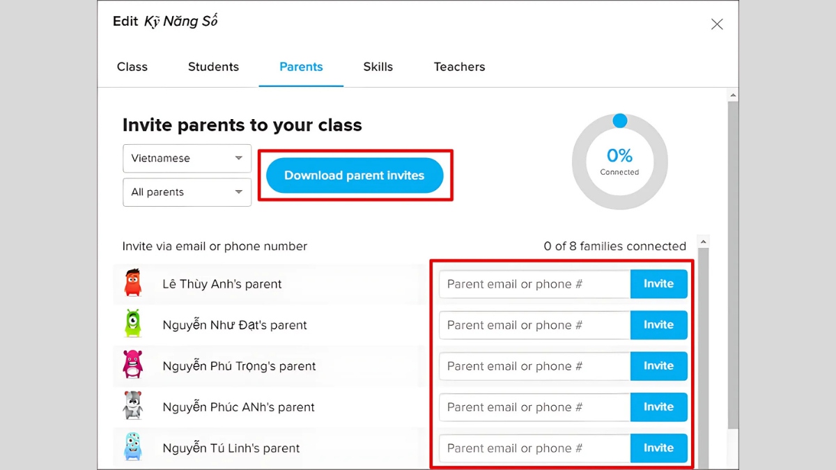 Hướng dẫn chi tiết cách sử dụng ClassDojo bước 4 (Hình minh họa 2)