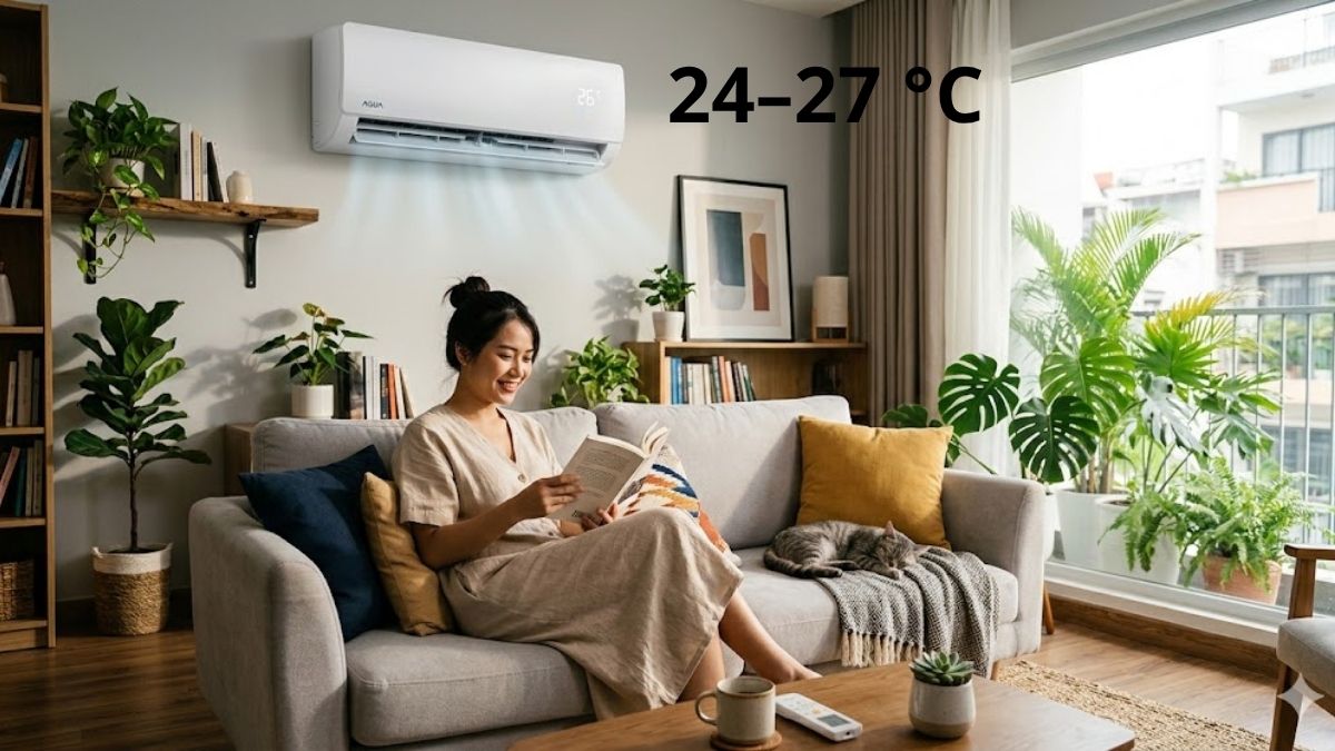 Đặt nhiệt độ máy lạnh hợp lý