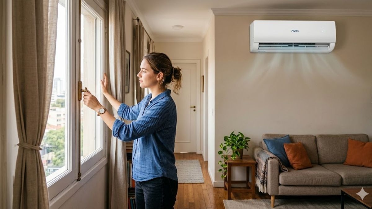 Đảm bảo đóng kín phòng khi sử dụng máy lạnh