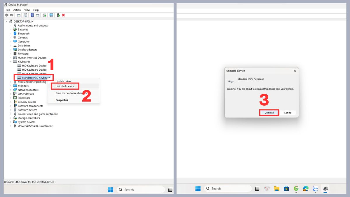 Tiến hành cài đặt lại Driver bàn phím cho laptop Dell