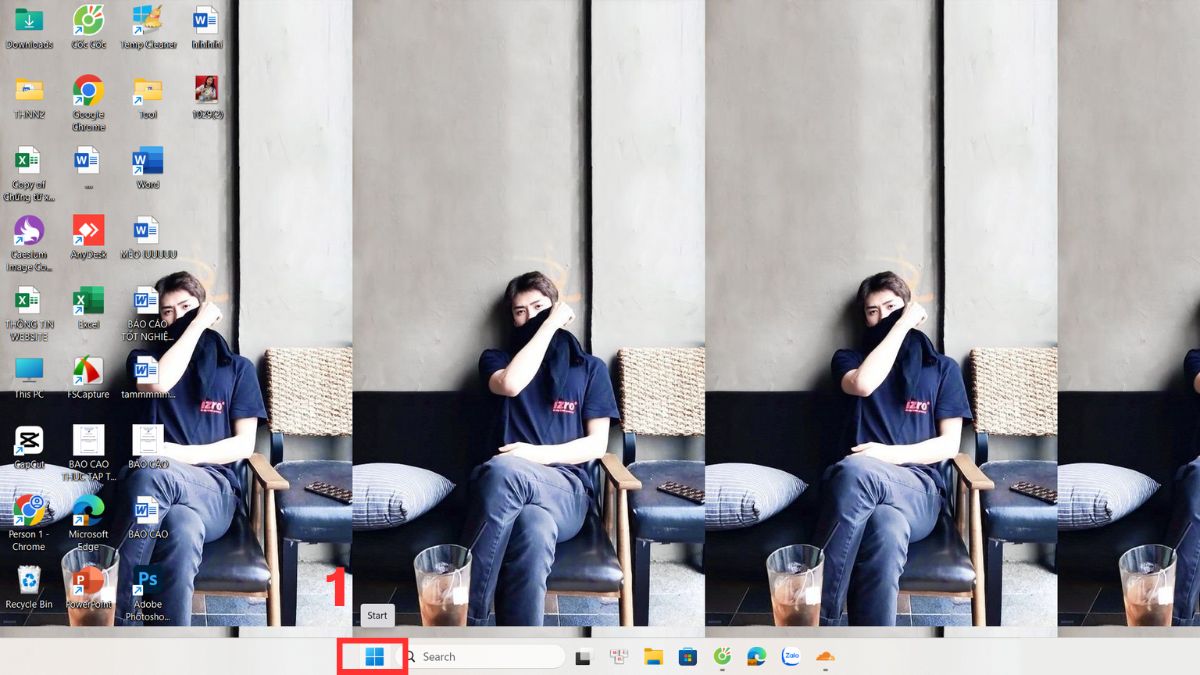 Khởi động lại laptop Dell để sửa bàn phím bị liệt