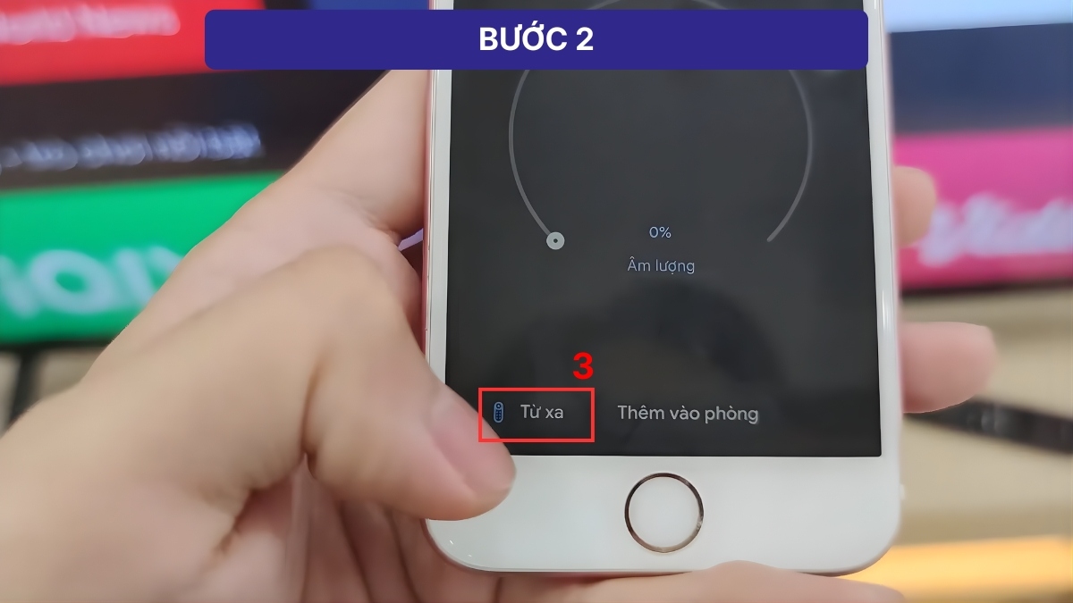 Cách tắt giọng nói trên tivi Sony bằng app điều khiển trên điện thoại bước 2
