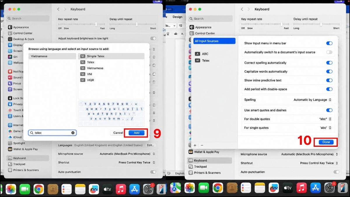 Hoàn tất bật bộ gõ dấu tiếng Việt trên macOS