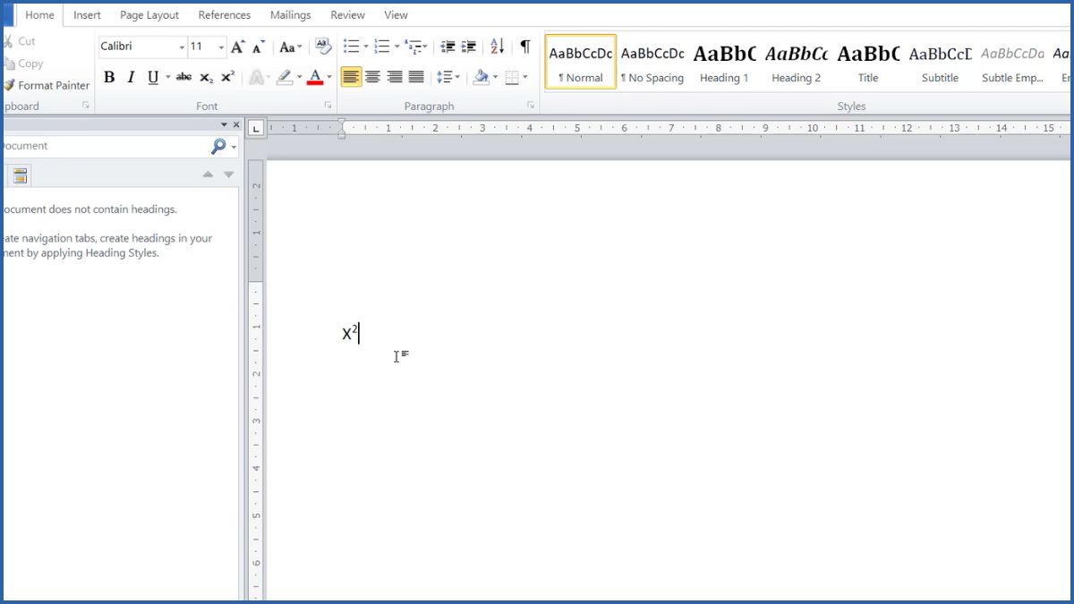 Cách viết chỉ số trên và dưới trong Word trên macOS bước 3