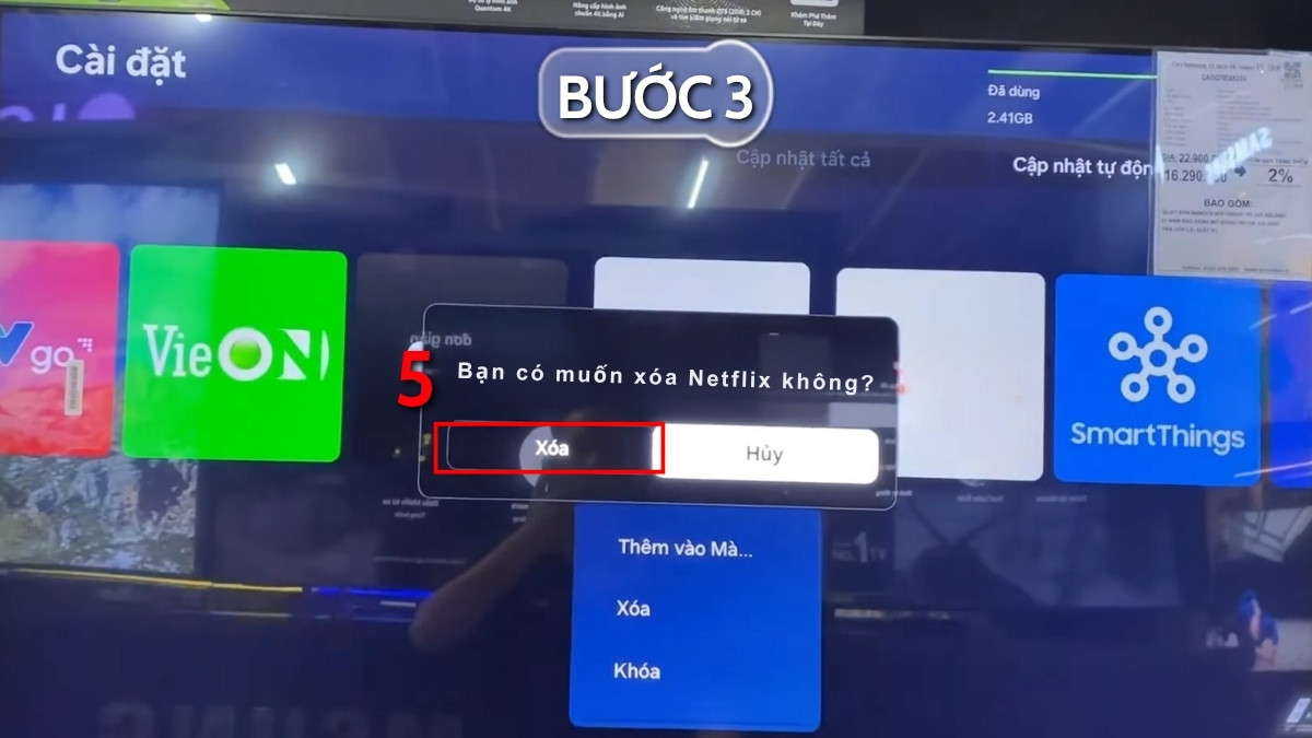 Gỡ cài đặt các ứng dụng ít sử dụng bước 3