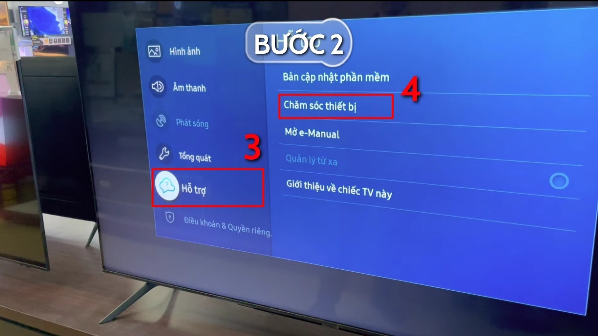Đặt lại Smart Hub để làm mới hệ thống bước 2