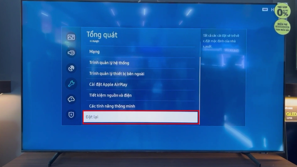 Khôi phục cài đặt gốc khi bộ nhớ vẫn đầy bước 3