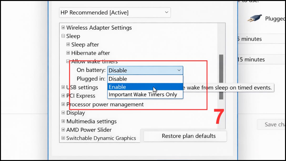 Cách khắc phục báo thức không hoạt động khi máy tính đang ngủ bước 3 1