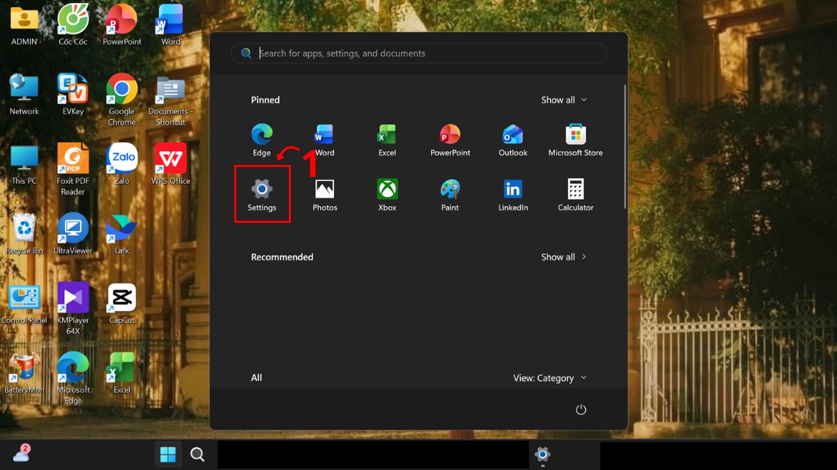 Dọn dẹp bloatware không cần thiết bước 1