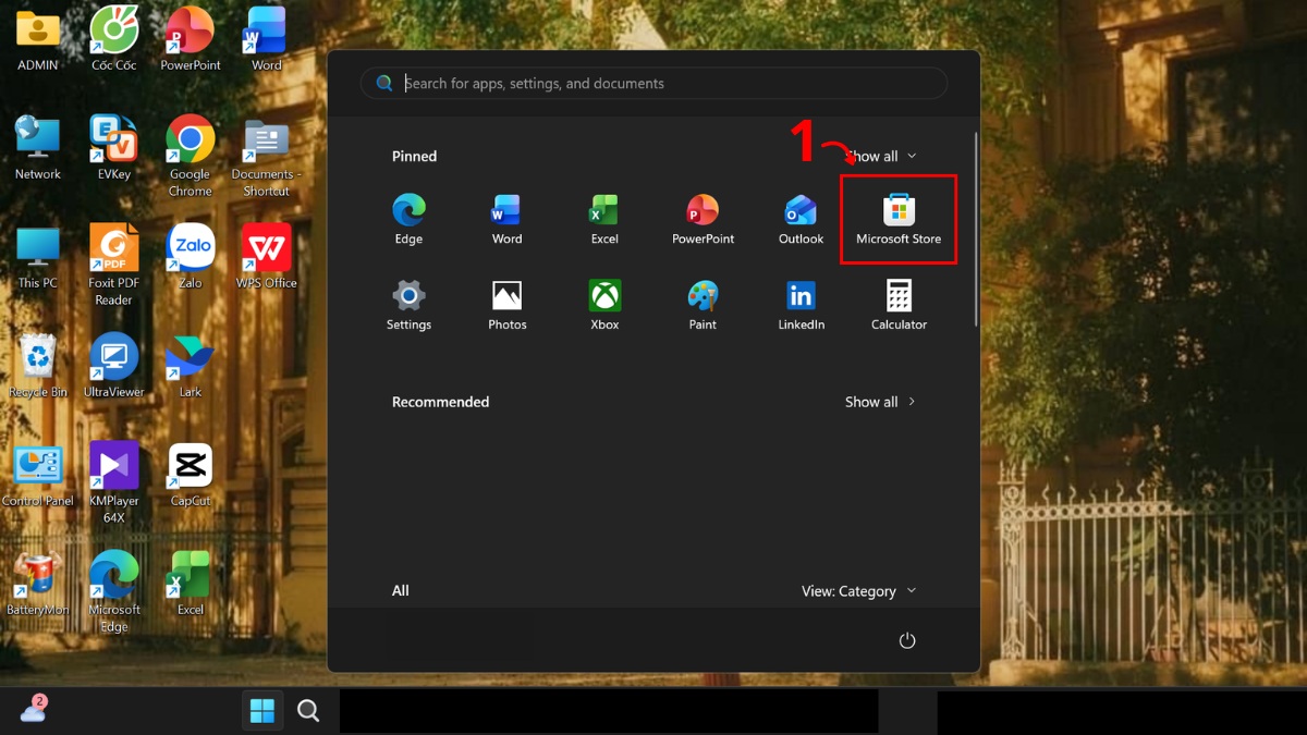 Cài đặt phần mềm cần thiết bước 1
