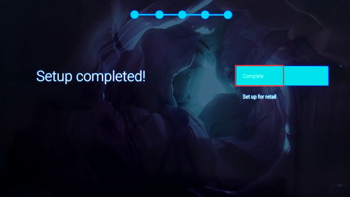 Hoàn tất quá trình cài đặt