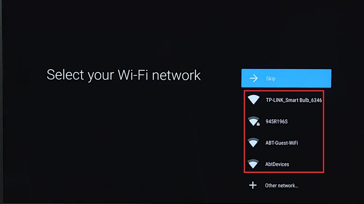 Cài đặt kết nối mạng