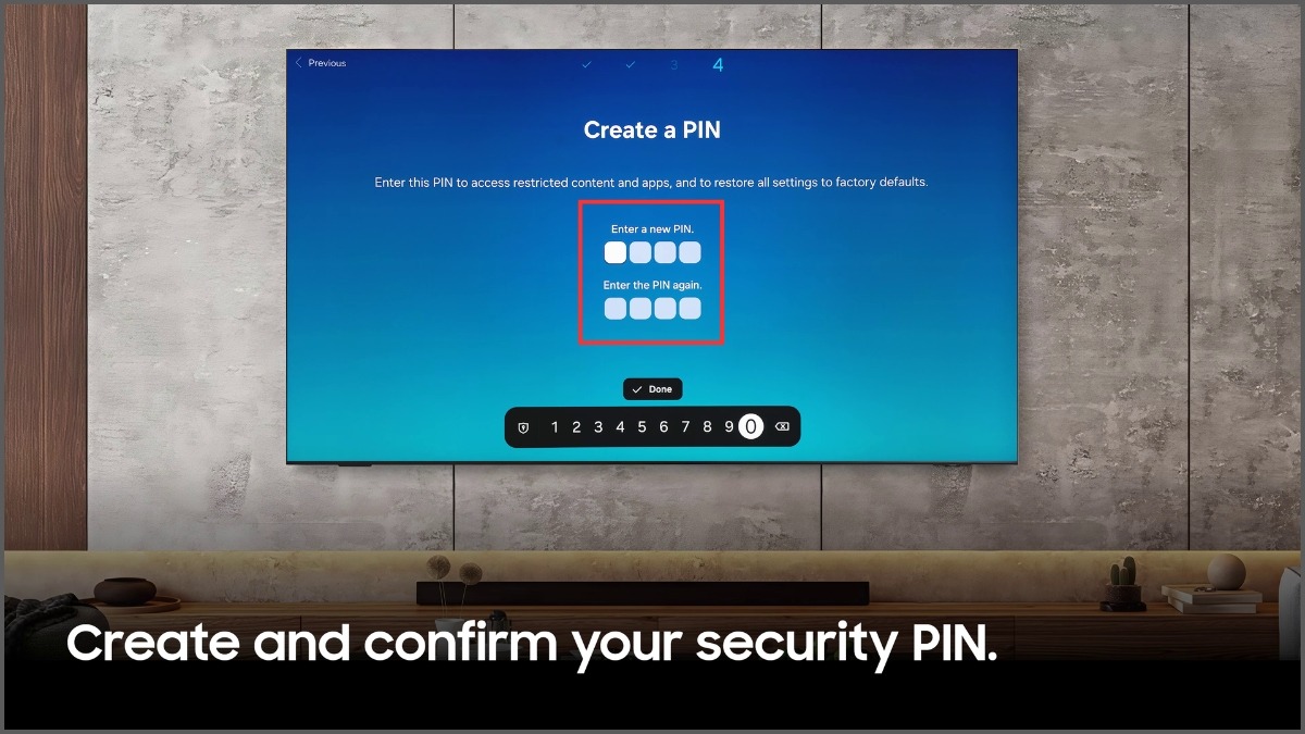 Tạo và xác nhận mã PIN