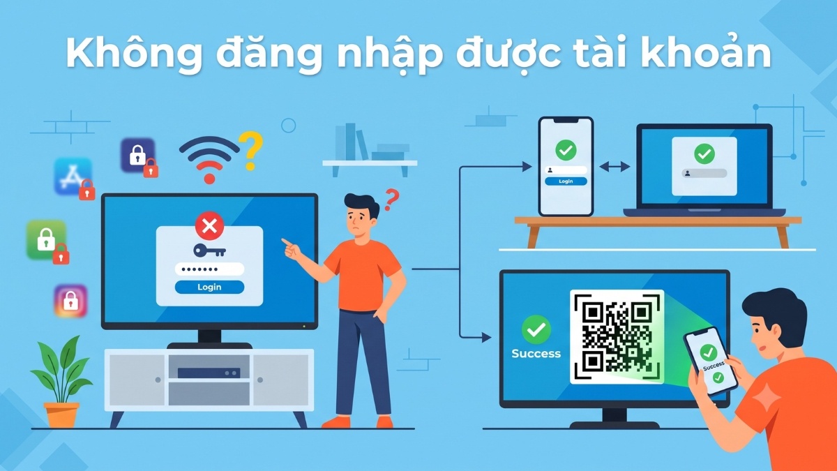 Lỗi không đăng nhập được tài khoản