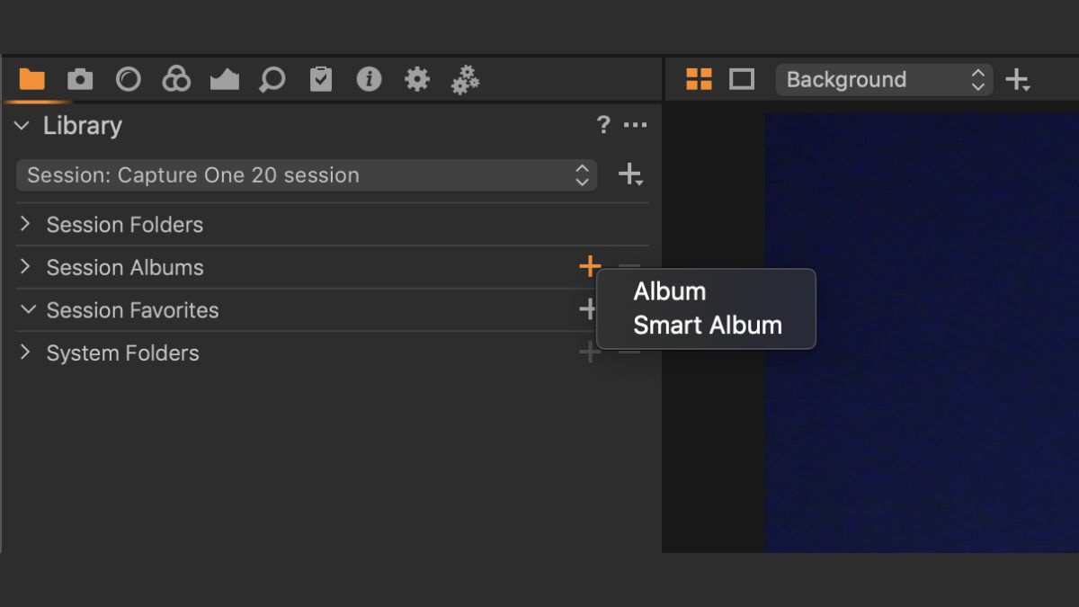 Capture One có một hệ thống quản lý file rất thông minh.