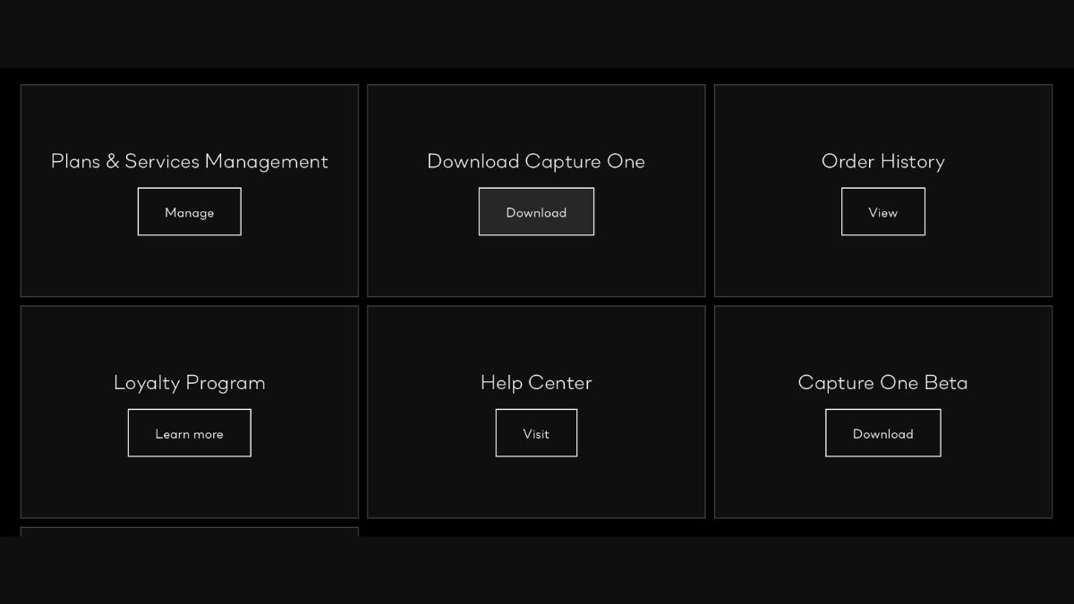 Chọn phiên bản Capture One tương thích