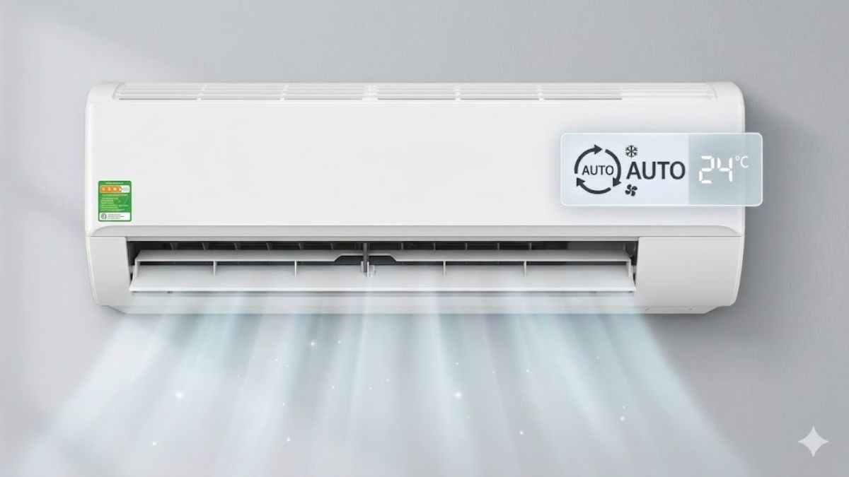 Nguyên lý hoạt động của chế độ Auto trên máy lạnh Panasonic