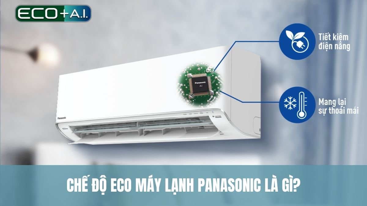 Chế độ Eco máy lạnh Panasonic là gì? Có thực sự tiết kiệm điện không?