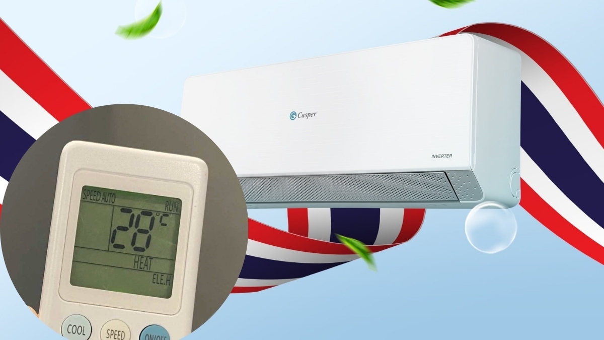 Chế độ Heat trên điều hòa Casper là tính năng sưởi ấm chuyên biệt
