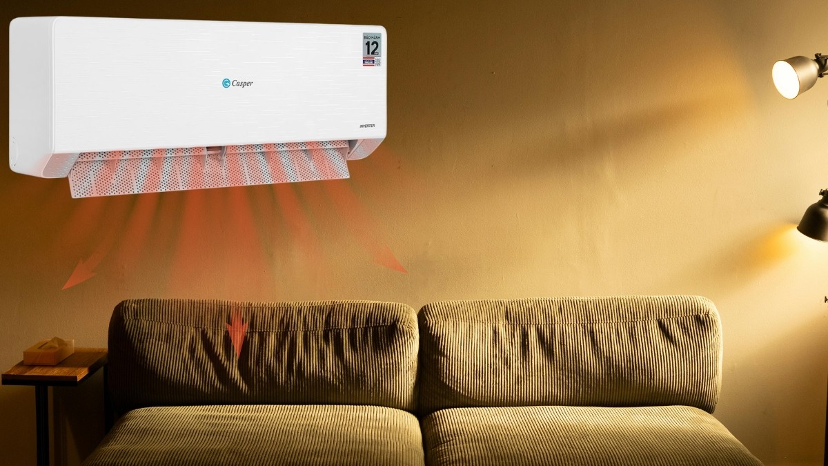 Những trường hợp sử dụng chế độ Heat của điều hòa Casper