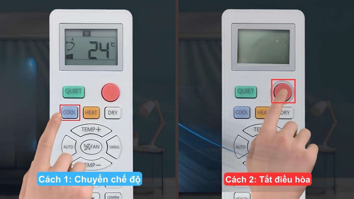 Cách tắt chế độ Heat trên điều hòa