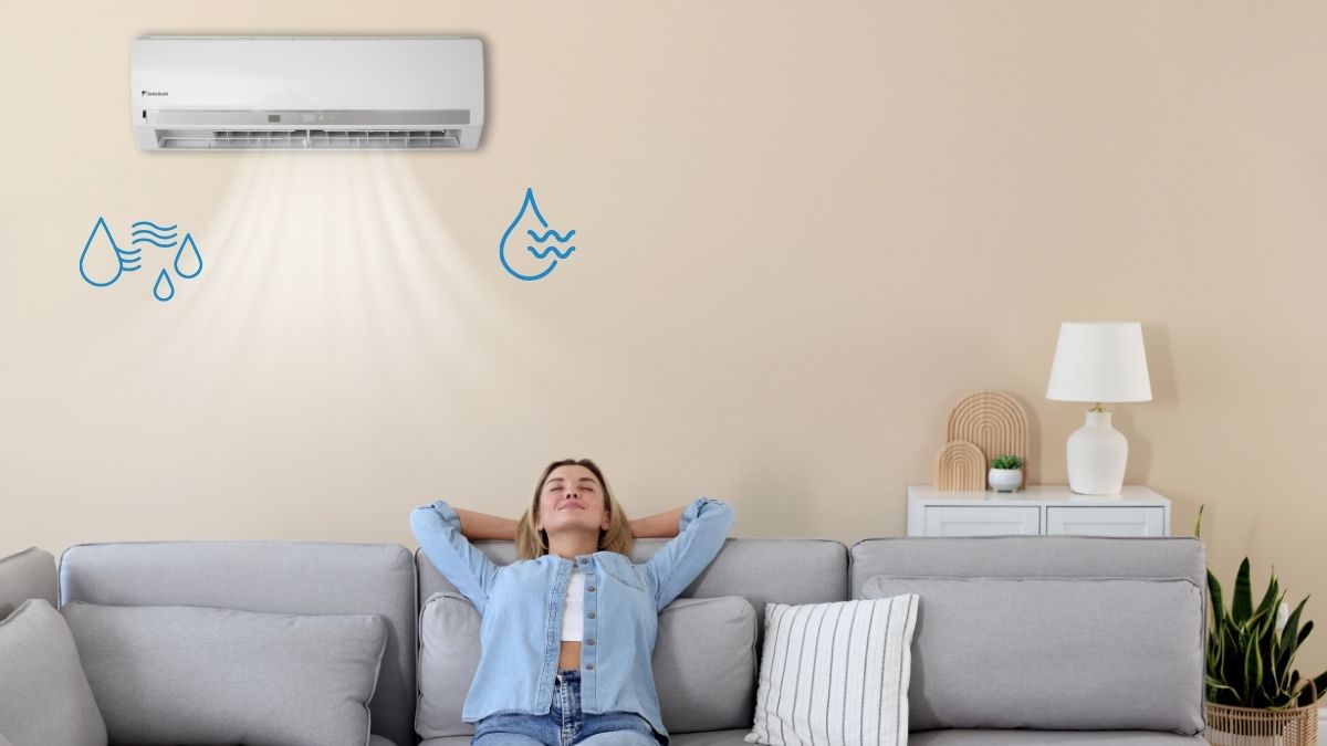 Cách bật chế độ Dry với remote Daikin model cũ bước 3