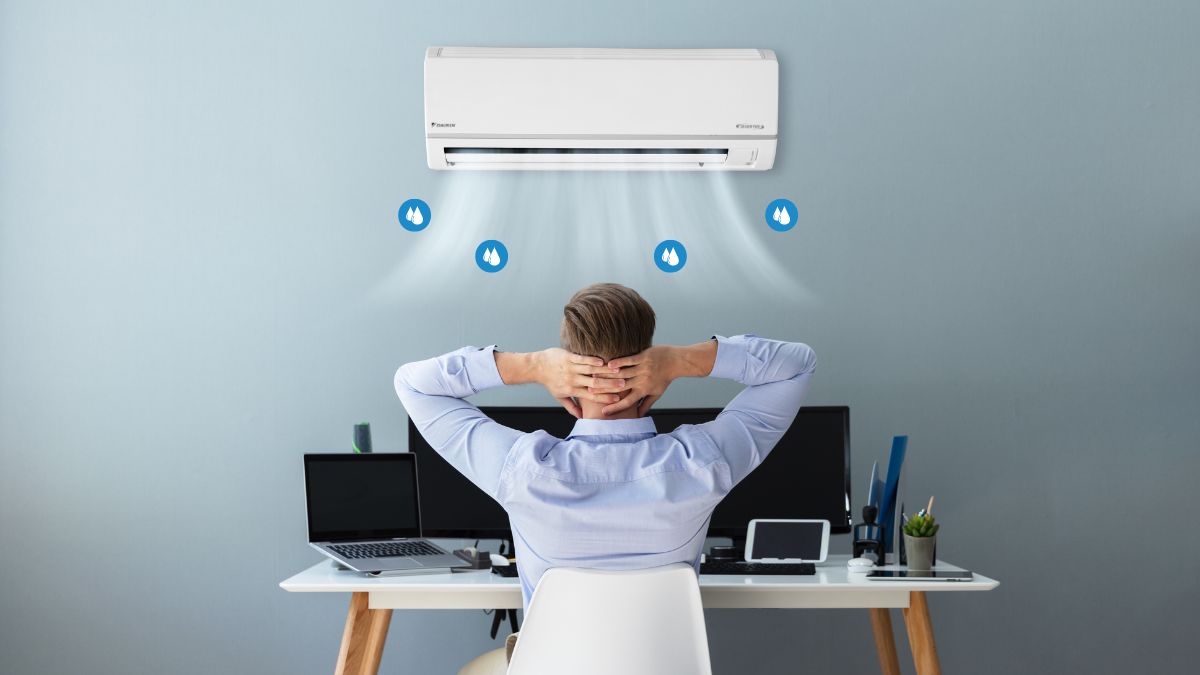 Cách bật chế độ Dry với remote Daikin model mới bước 3