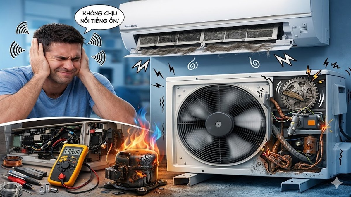 Máy lạnh hoạt động quá tải