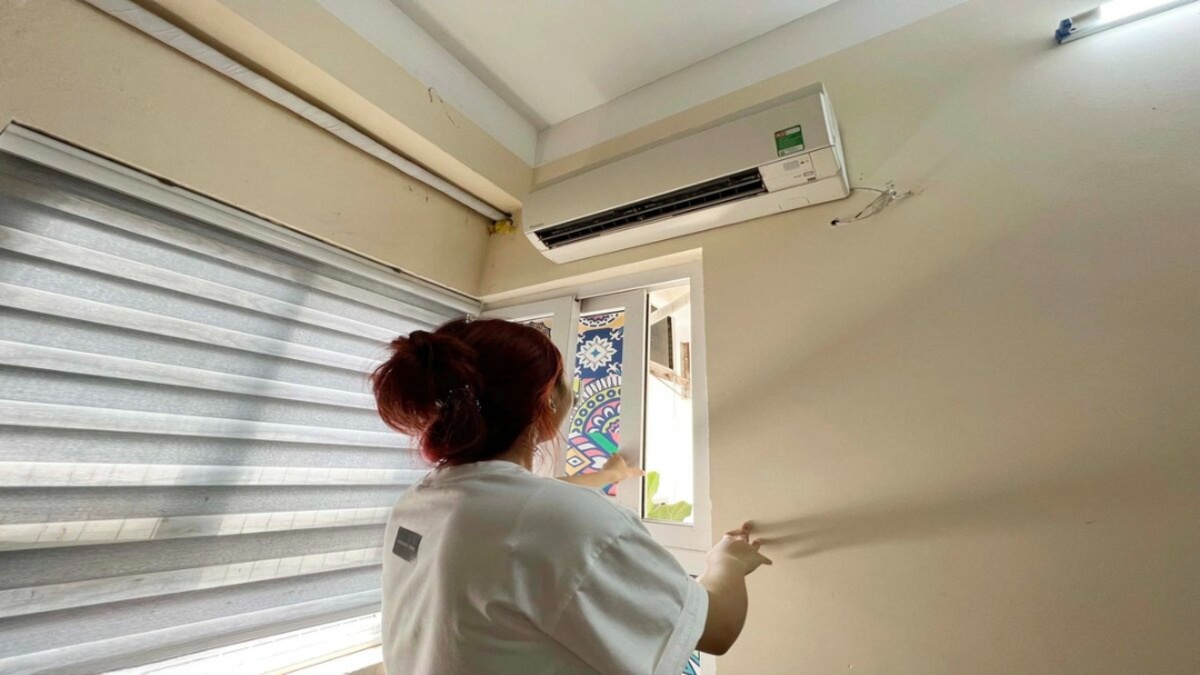 Đóng kín cửa khi sử dụng