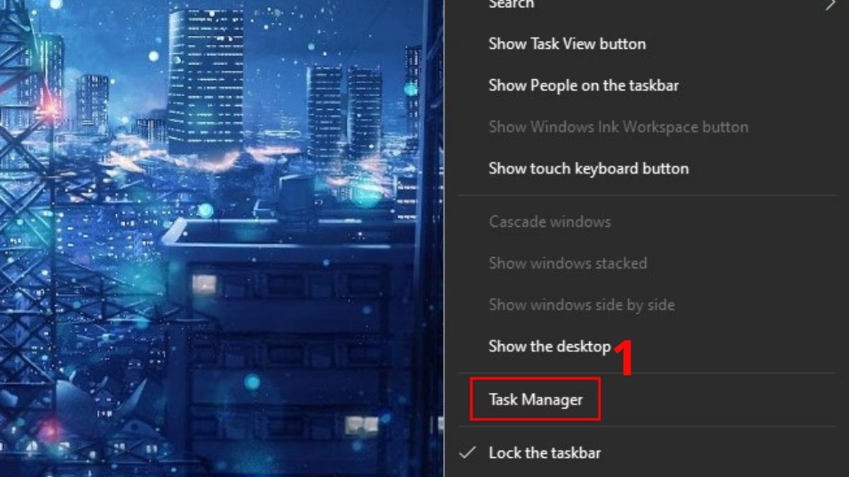 Check IP máy tính bằng Taskbar bước 1