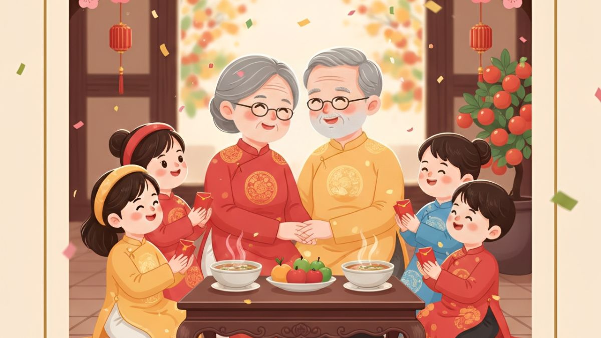 Câu đối chúc Tết ông bà năm Bính Ngọ 2026