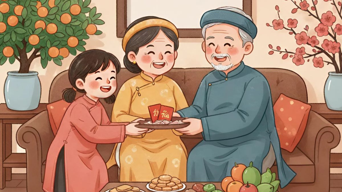 Những câu chúc Tết ông bà hiện đại, hài hước