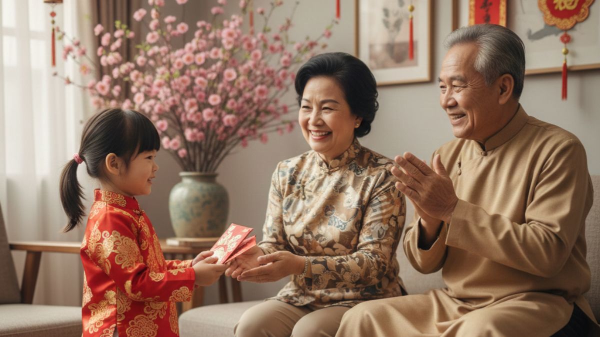 Những lời chúc Tết ông bà đáng yêu cho bé