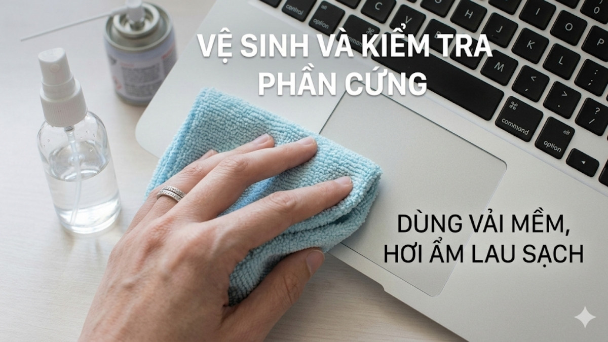 Vệ sinh và kiểm tra phần cứng