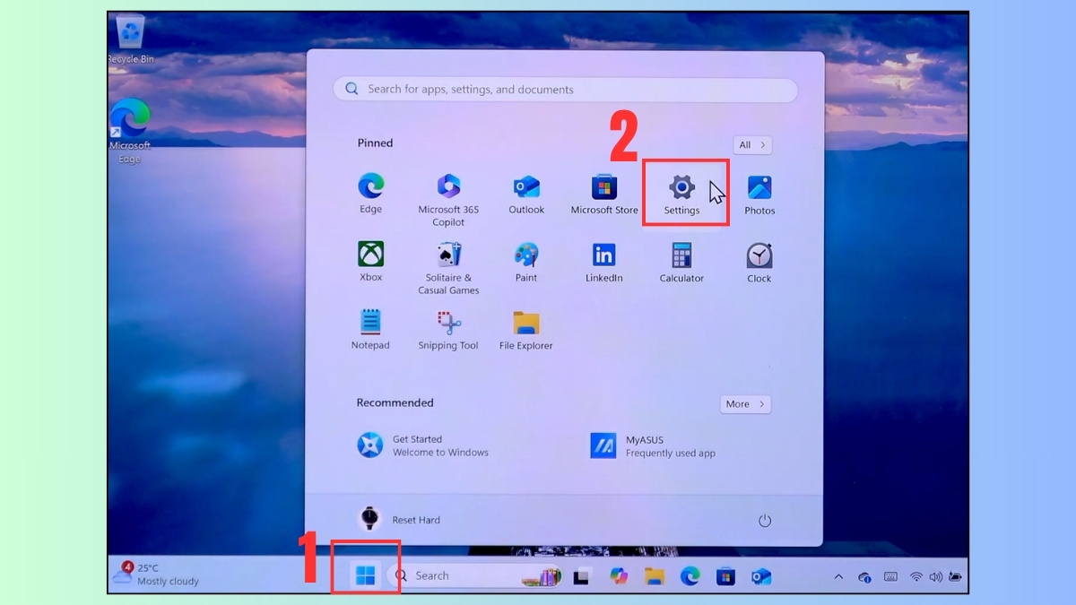 Bật touchpad trong Settings Windows bước 2
