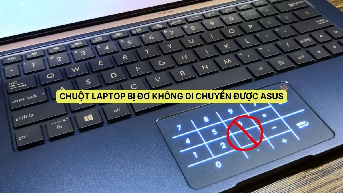 Khắc phục NHANH chuột laptop bị đơ không di chuyển được Asus