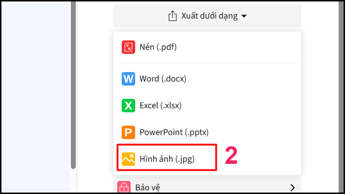 Chuyển file Excel sang hình ảnh bằng công cụ Small PDF bước 2
