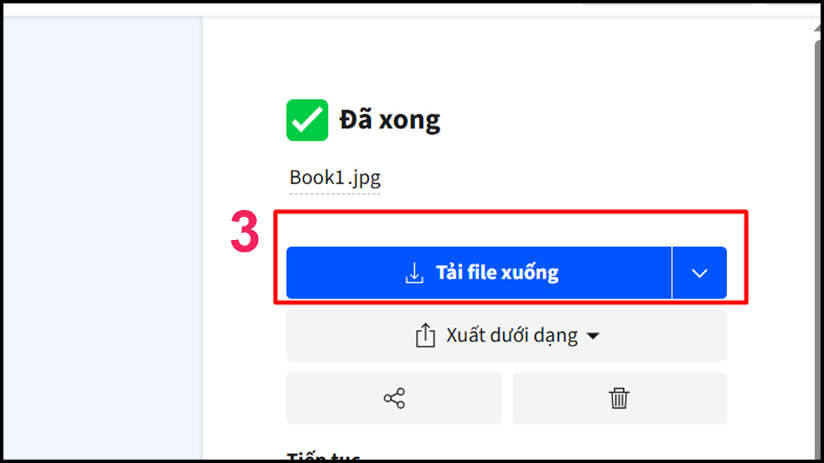 Chuyển file Excel sang hình ảnh bằng công cụ Small PDF bước 3