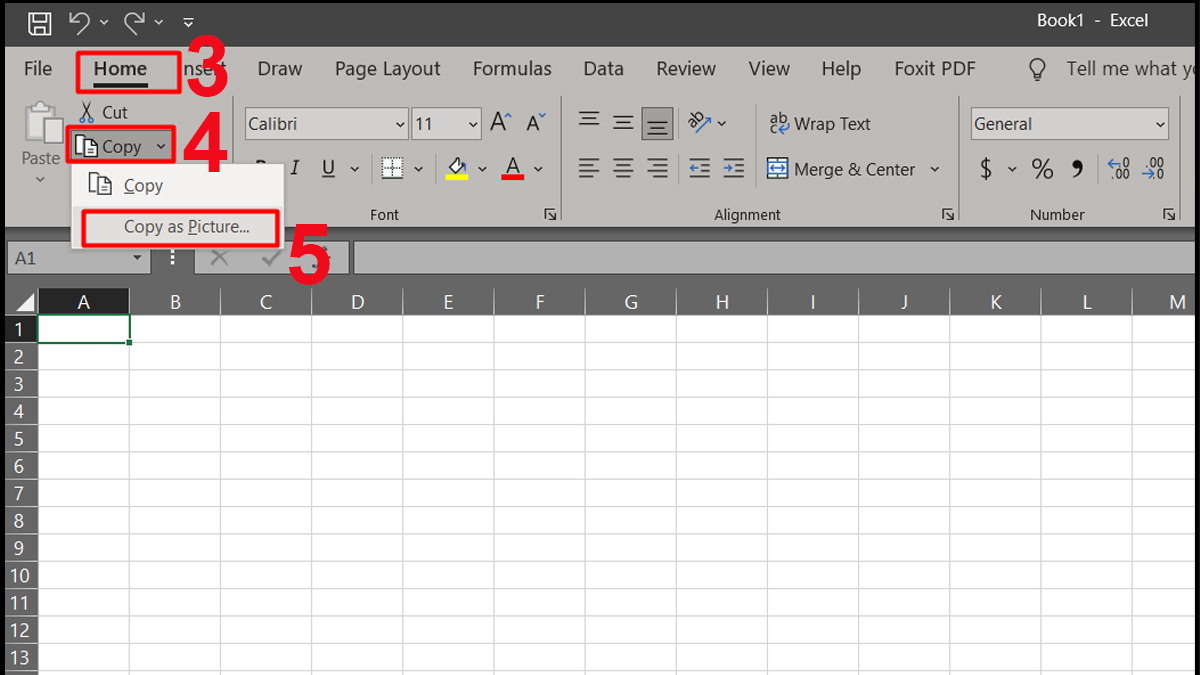Cách chuyển file Excel sang file ảnh nhanh chóng bước 3