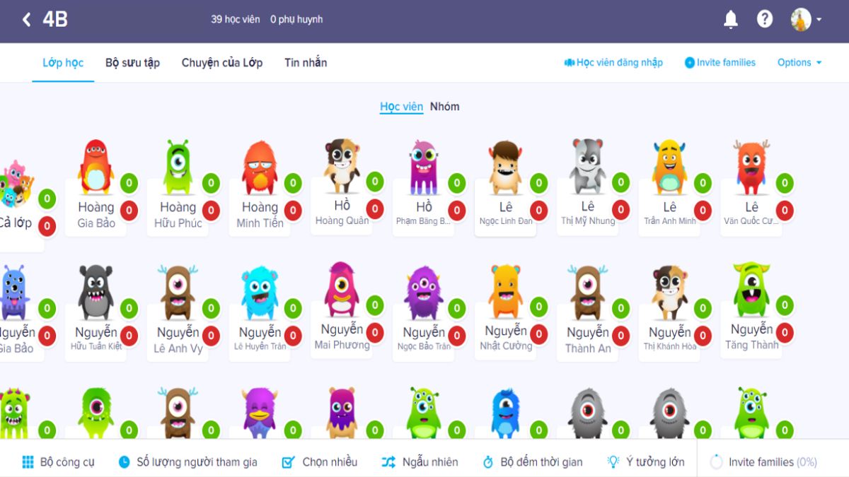 ClassDojo tạo cho các em học sinh một môi trường học tập và gắn bó