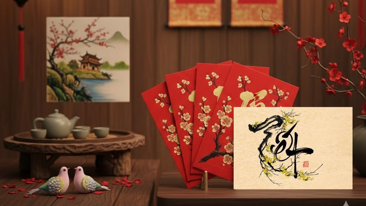 Ngoài lì xì thì có thể chọn thêm những món quà truyền thống, tinh thần